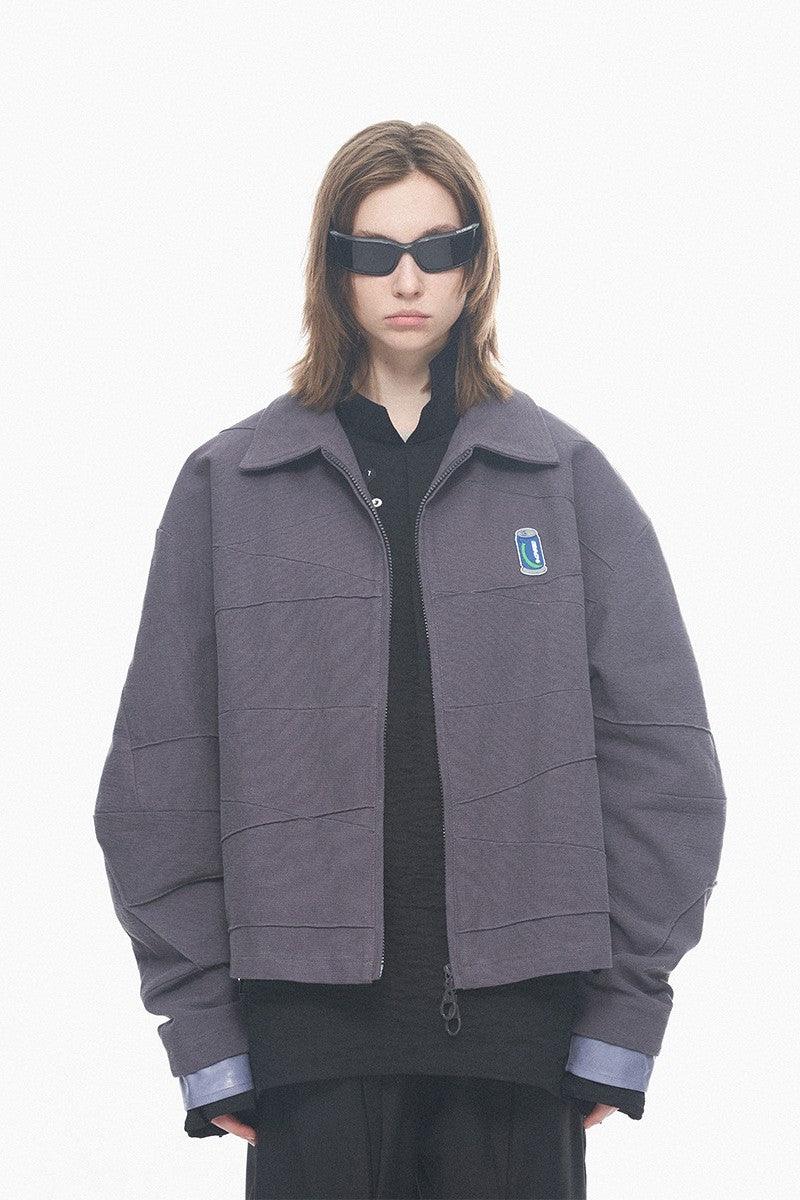 BNP Irregular Stitched Logo Jacket
