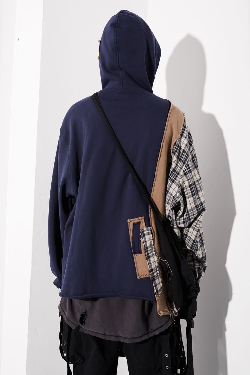 Unknown World Stitched Reconstruction Hoodie