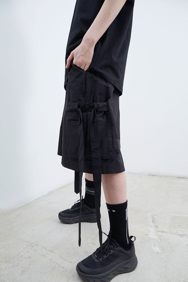 STEEPC Straps Loose Shorts