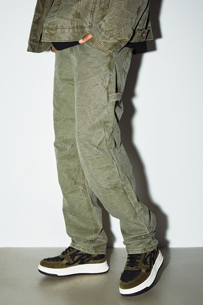 RMY Pleated Washed Jeans