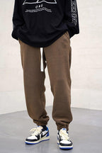 CZ Basic Drawstrings Loose Sweatpants