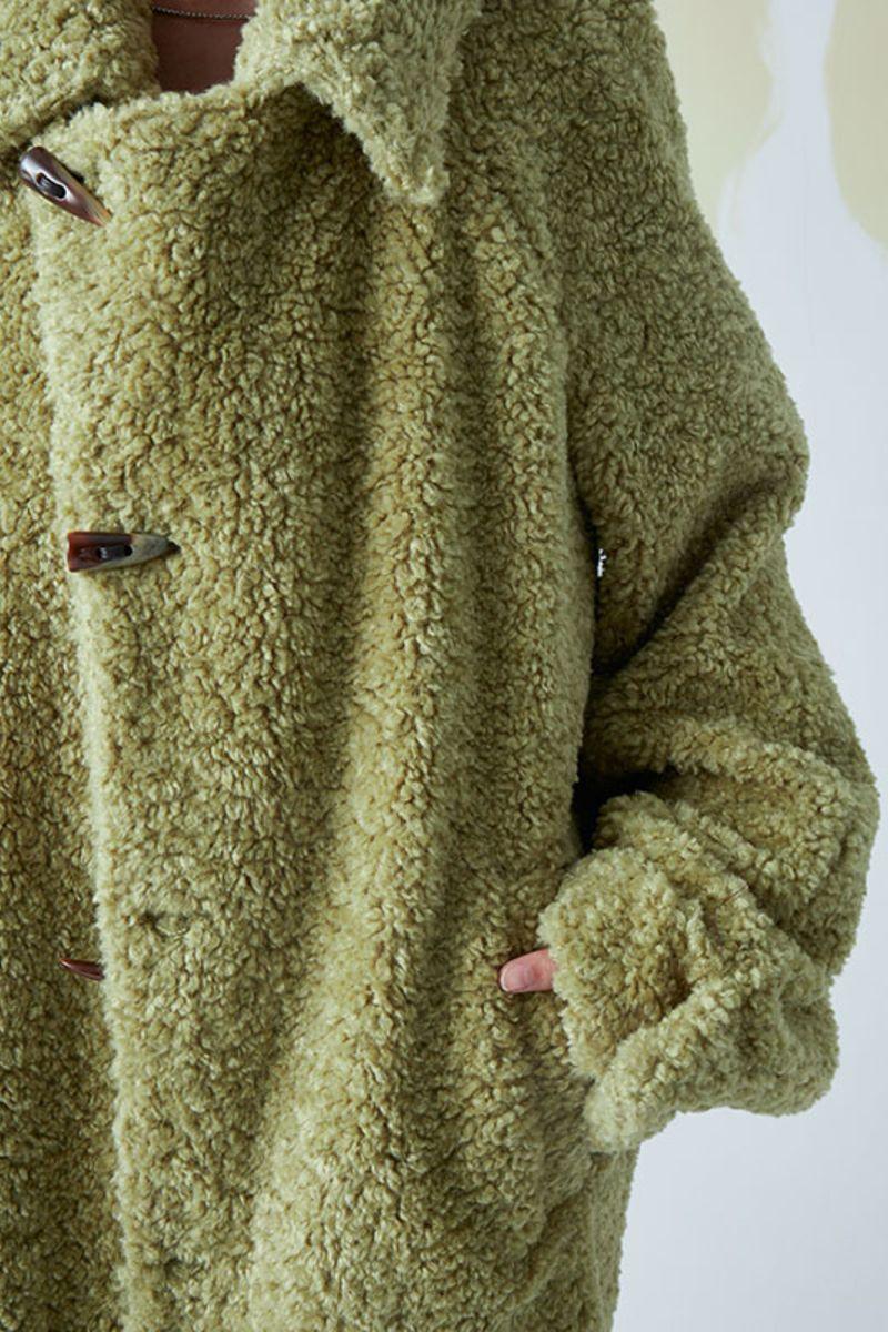 Mix7 Green Sherpa Coat