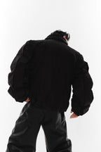 AC Pleated Zip Jacket