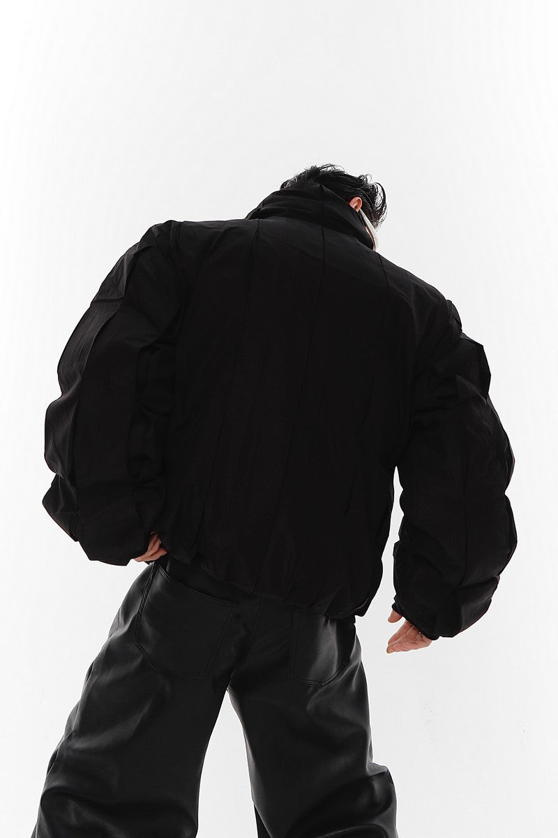 AC Pleated Zip Jacket