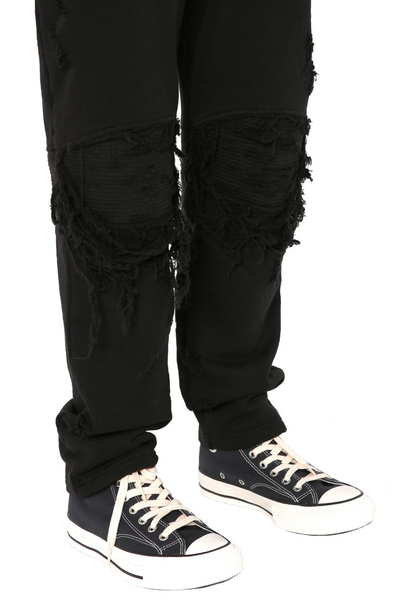 Unknown World Heavy Distressed Sweatpants