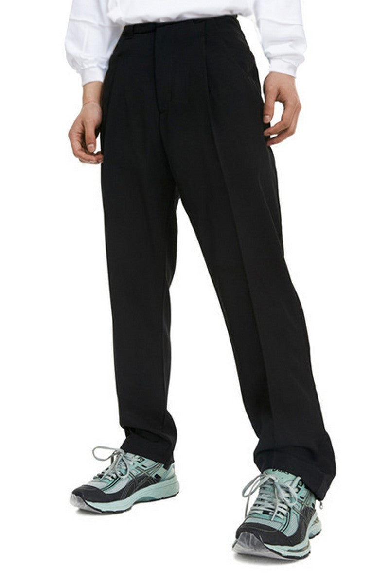 Old Order Zipper Straight Suit Trousers