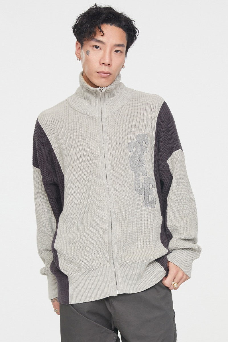 F2CE Embroidered Logo Knit Sweater