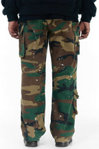 CZ Oversized Splash Ink Camo Trousers