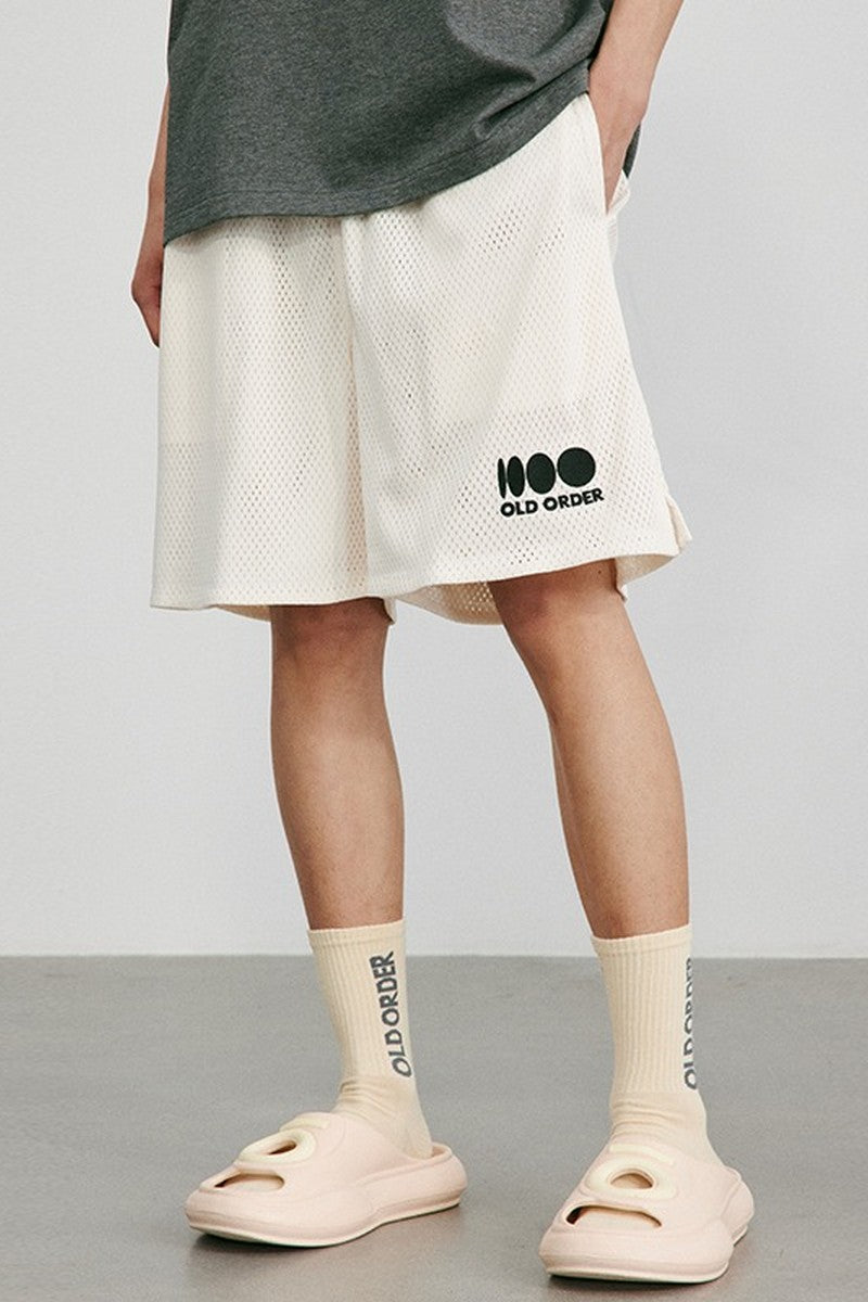 OO Basic Mesh Logo Shorts