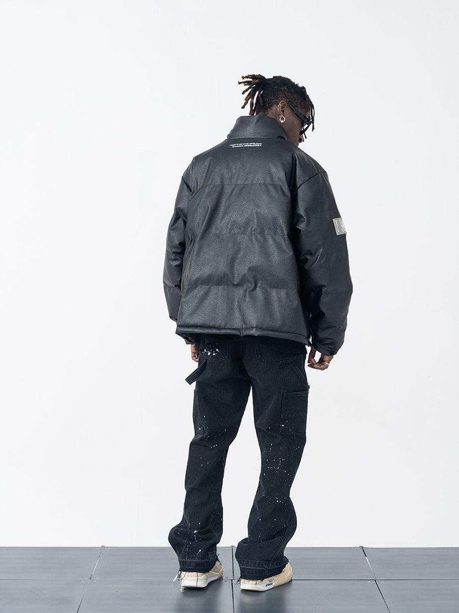 H/C Leather Down Jacket - UK Only