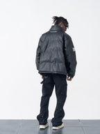 H/C Leather Down Jacket - UK Only