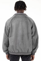 Suede Buttons Jacket