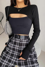 CZ Slim Fit Knit Top