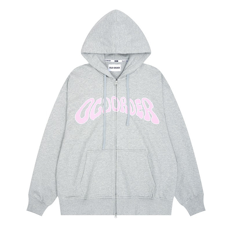OO Logo Zip Up Hoodie