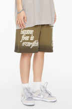 F2CE Foam Print Drawing Logo Shorts