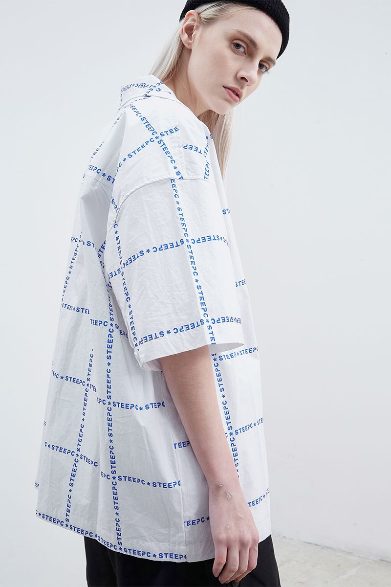 STEEPC Full Print Logo Cuban S/S Shirt - UK Only