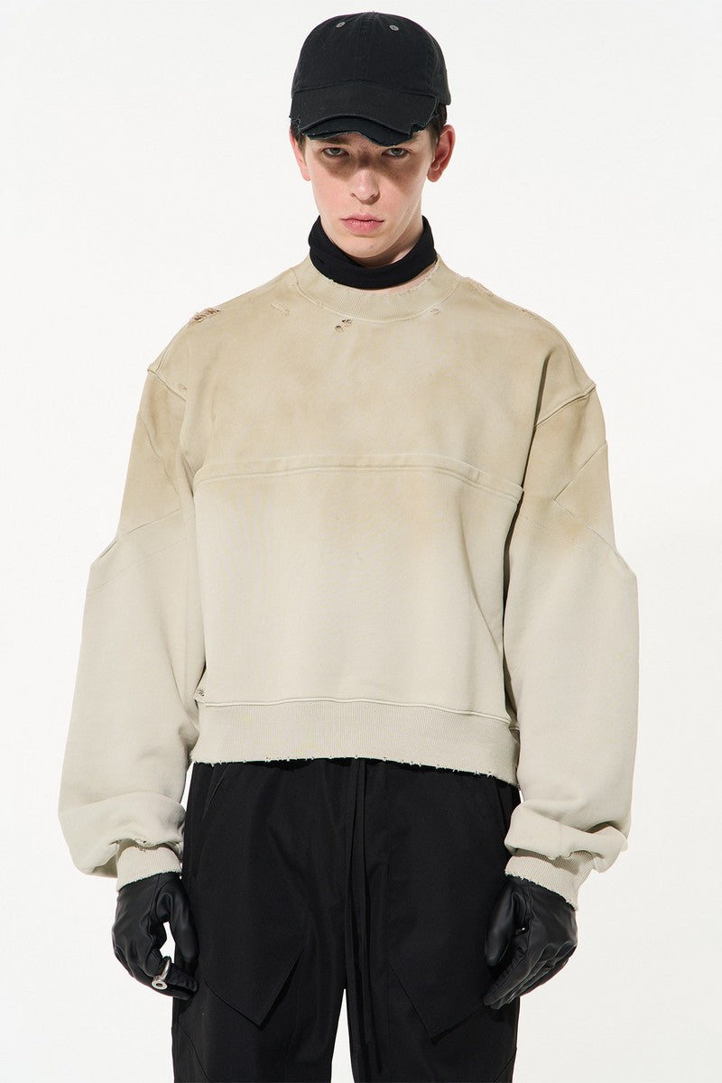 Distressed Washed Sweater