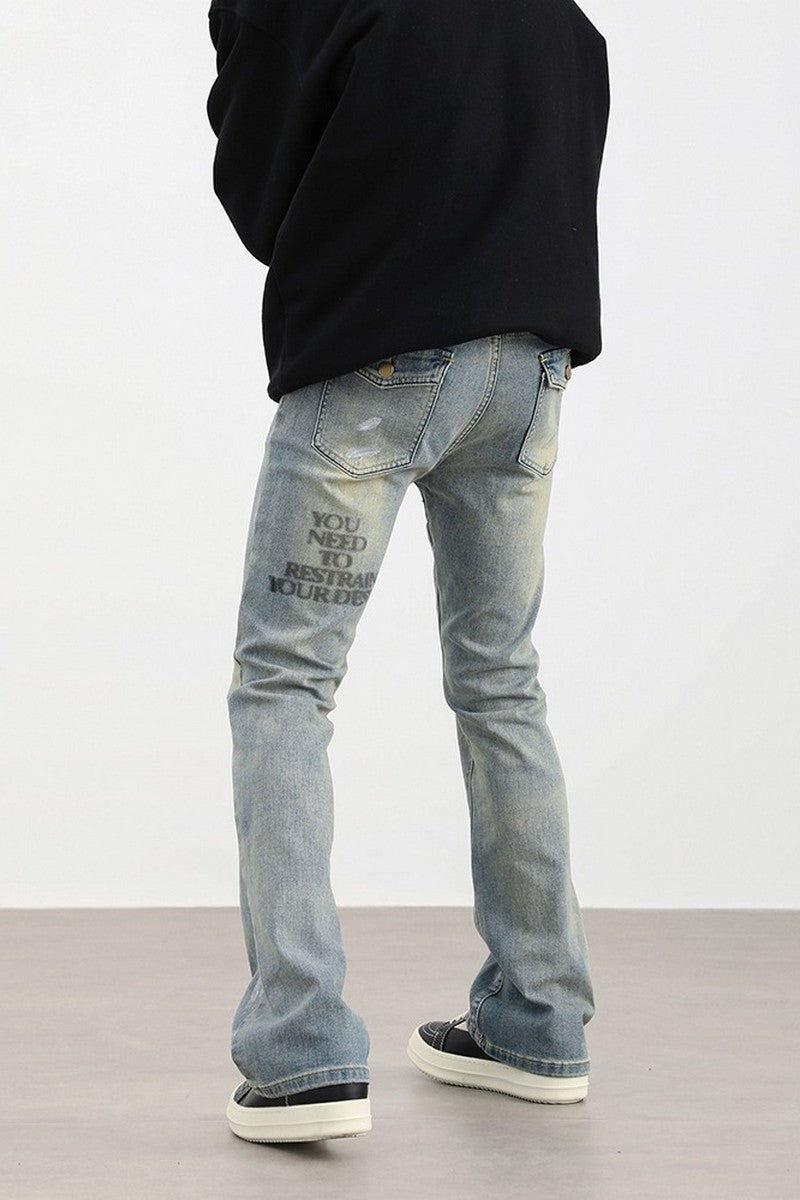 Splash Ink Mud Wash Jeans