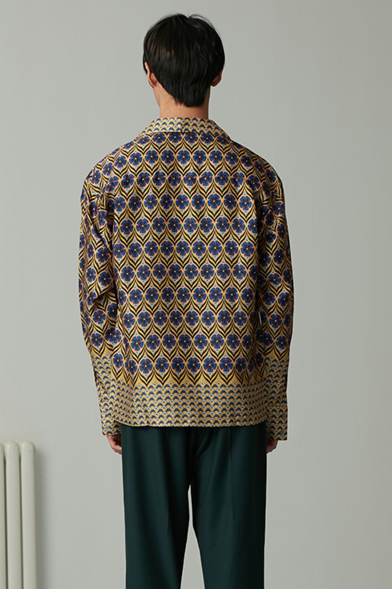 Mix7 Retro Pattern L/S Shirt