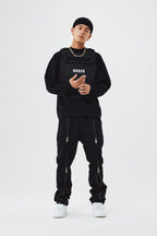 Antidote Front Zipper Straight Pants