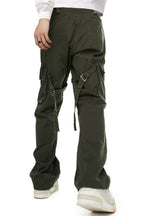 Old Order Straps Flared Cargo Trousers