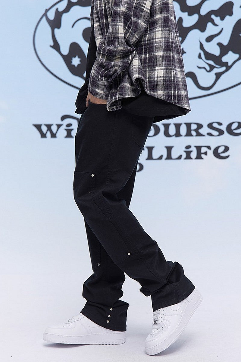 CZ Loose Flared Jeans