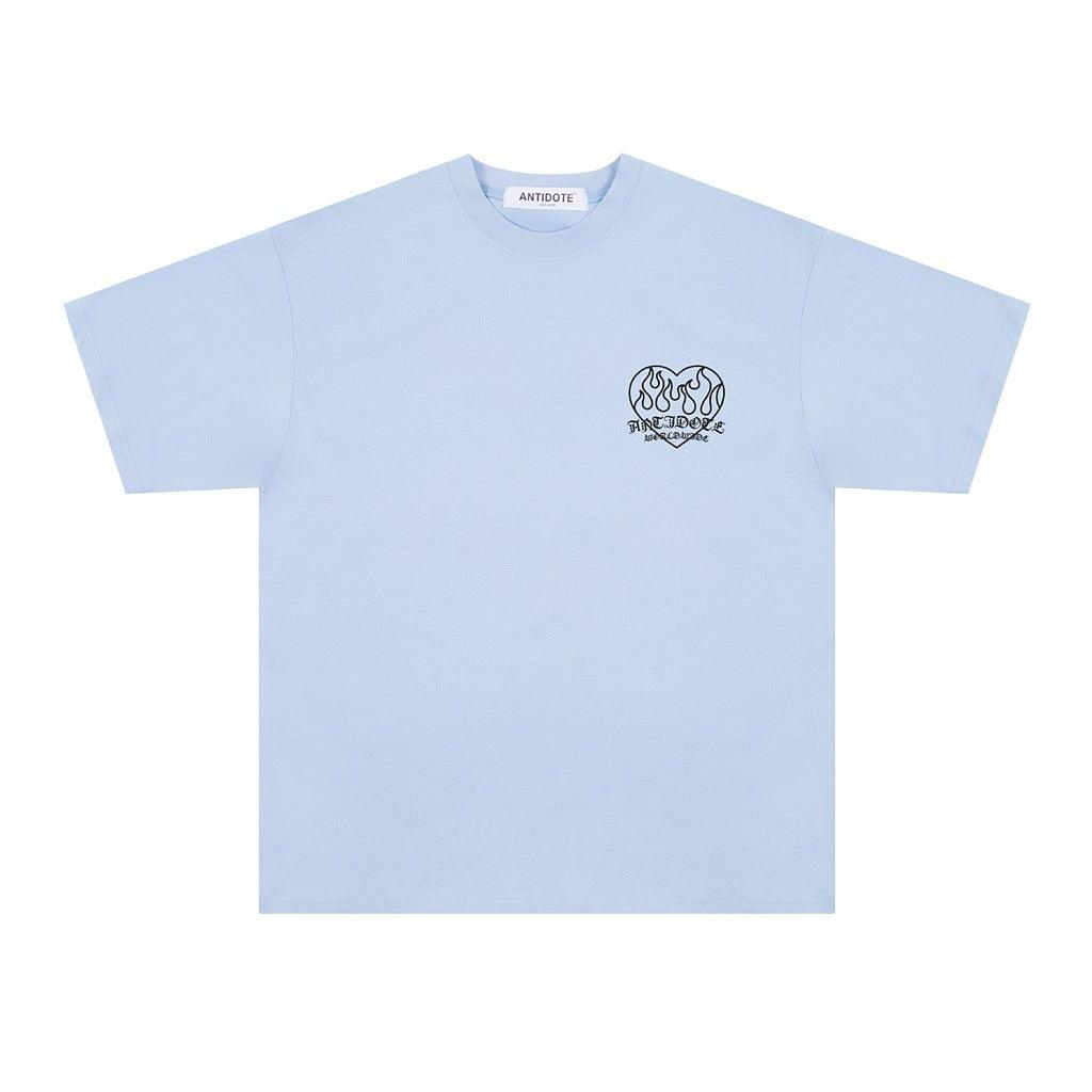 Antidote Flame Love Logo Print Tee
