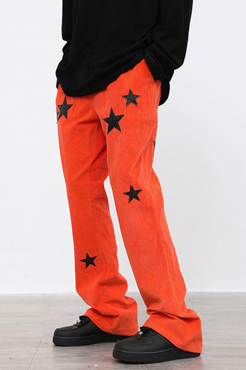 CZ Stars Corduroy Flared Trousers
