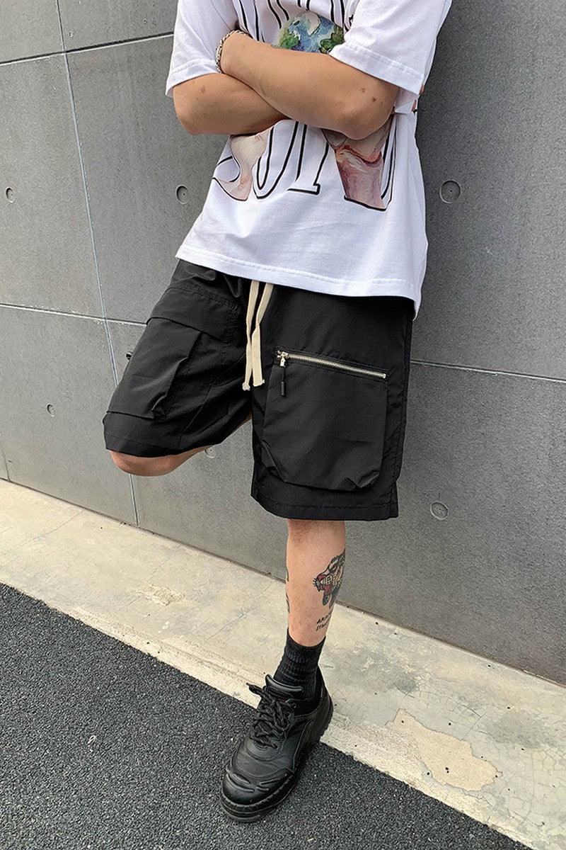 CZ Front Pockets Functional Shorts