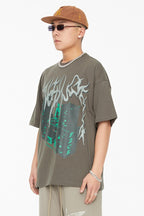 F2CE Vintage DJ Print Tee