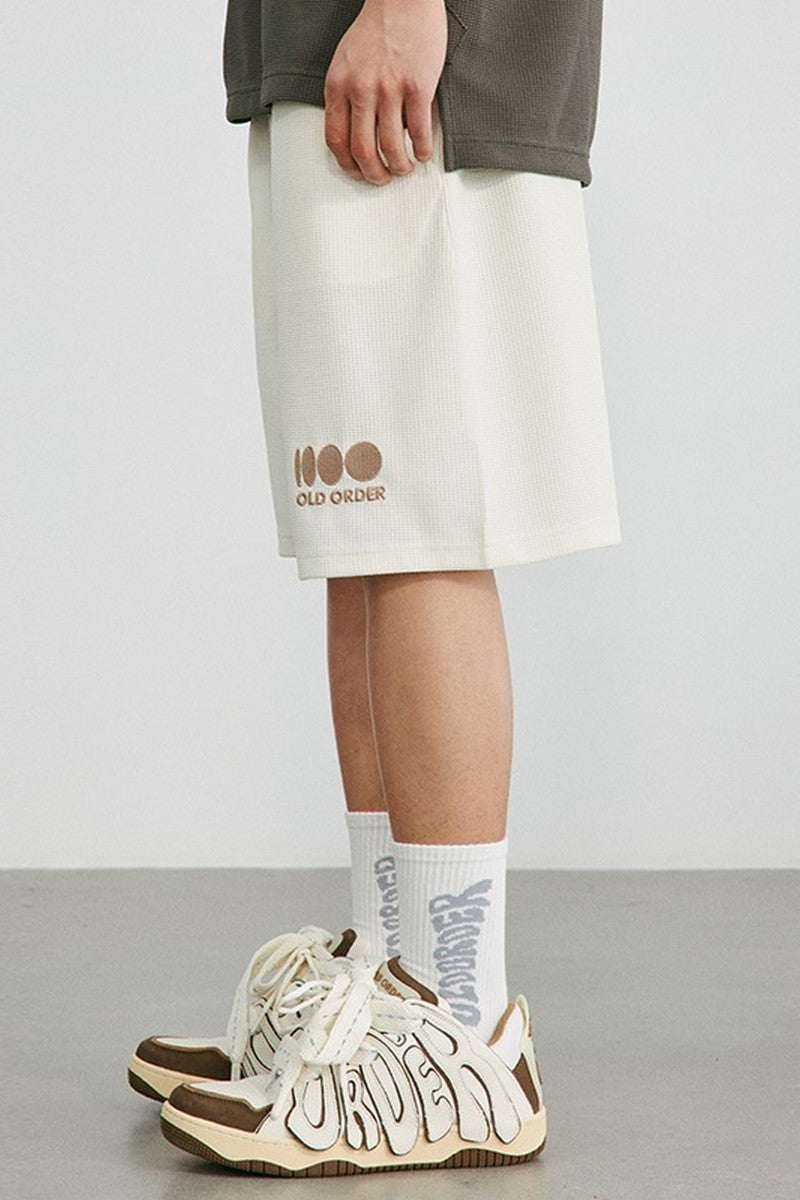 OO Waffle Loose Logo Shorts