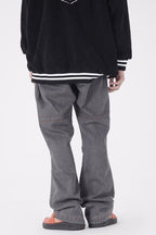 CZ Dark Washed Flared Jeans