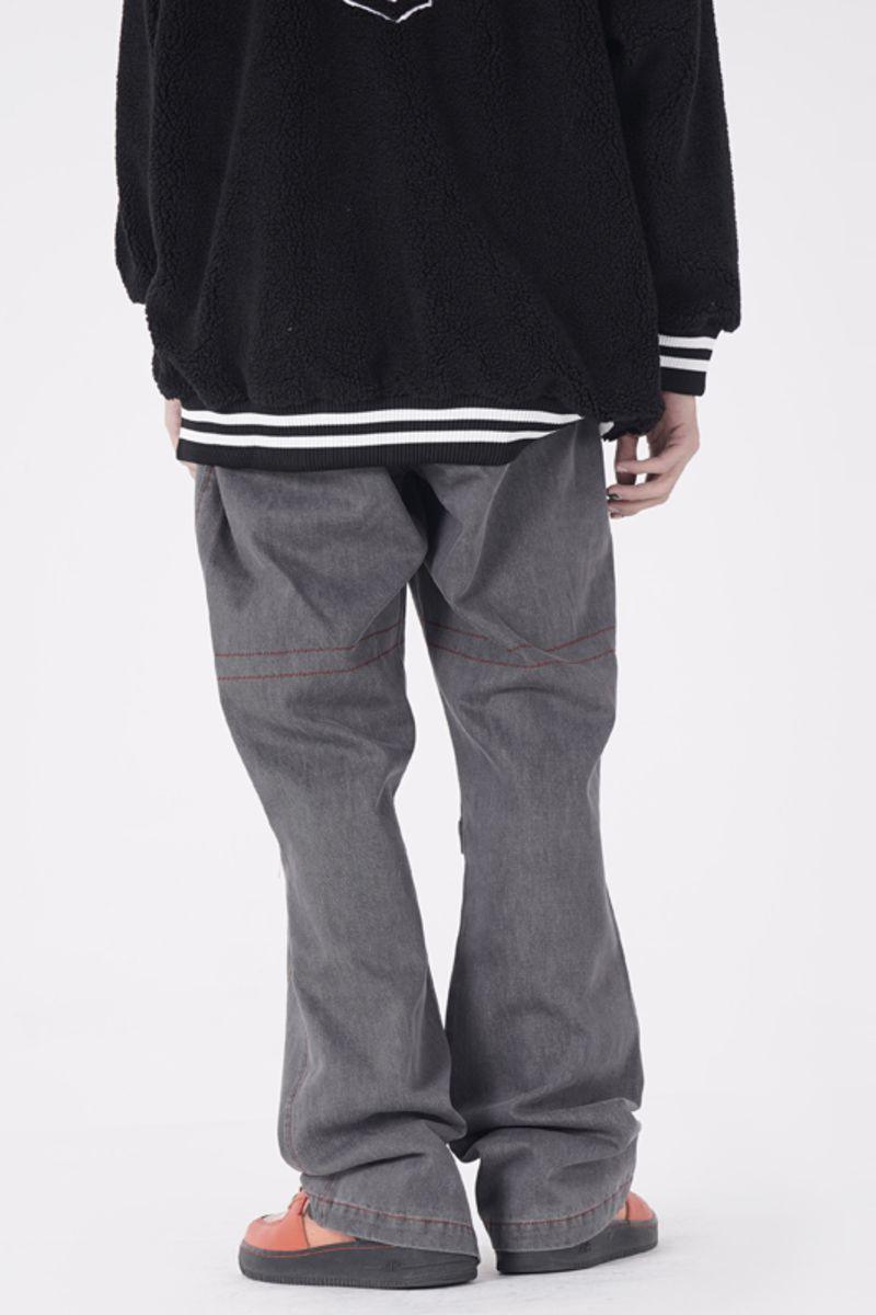CZ Dark Washed Flared Jeans