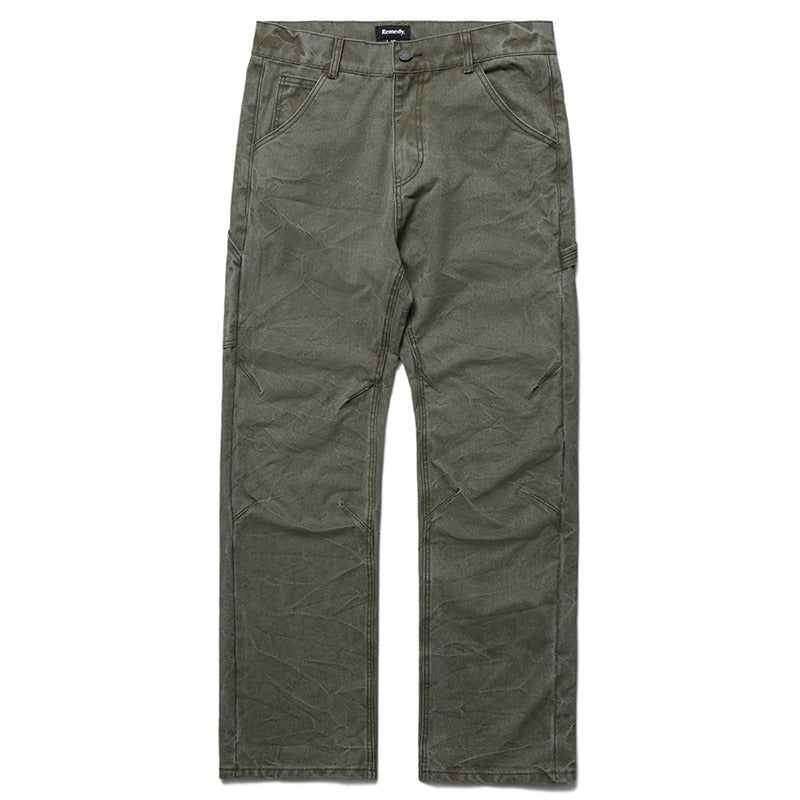 RMY Pleated Washed Jeans