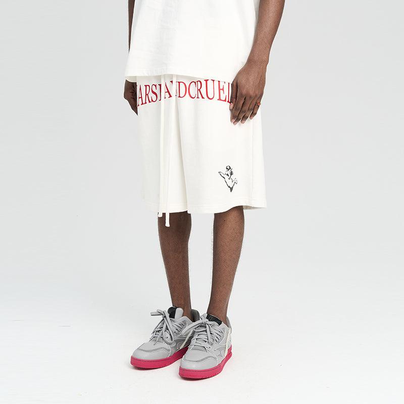 H/C Angel Printed Logo Shorts