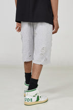 STEEPC Distressed Loose Shorts
