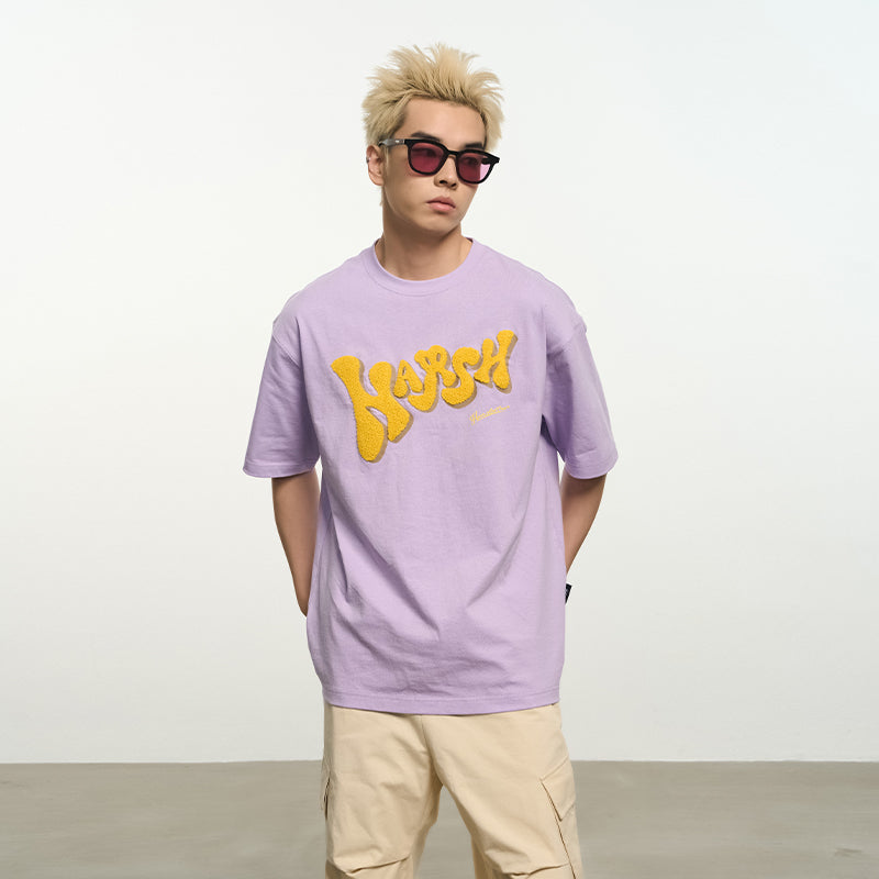 Bubble Embroidered Logo Tee