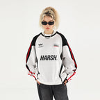 H/C Racing Colorblock Knitted Sweater