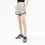 H/C High Waist Striped Logo Shorts