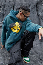 STEEPC Smiley Print Hoodie