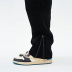 H/C Micro Flared Zipper Corduroy Trousers