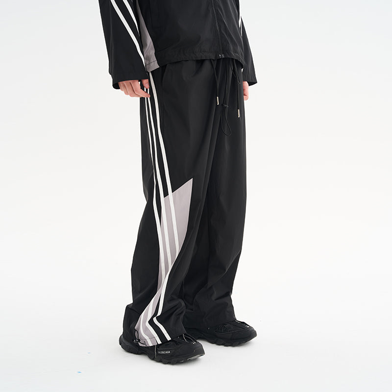 Stitching Loose Track Pants