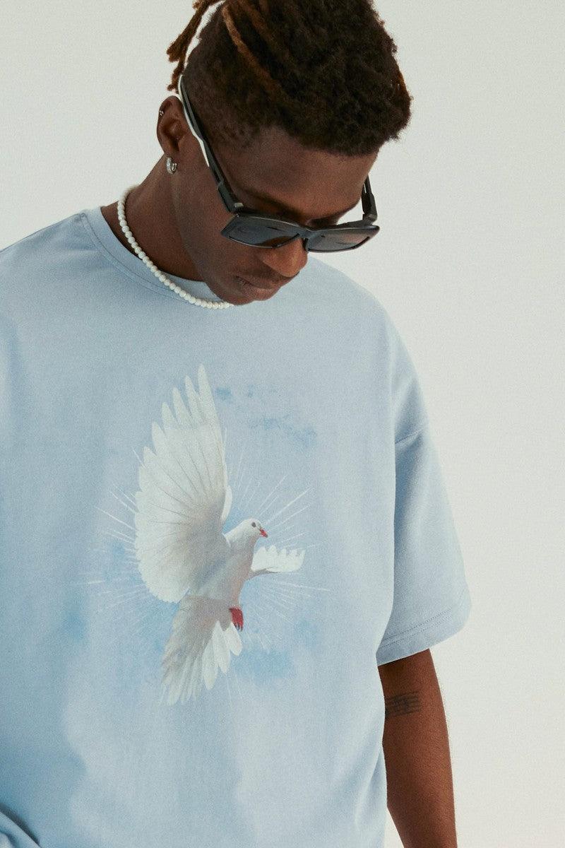 Empty Reference Radiate Pigeon Print Tee