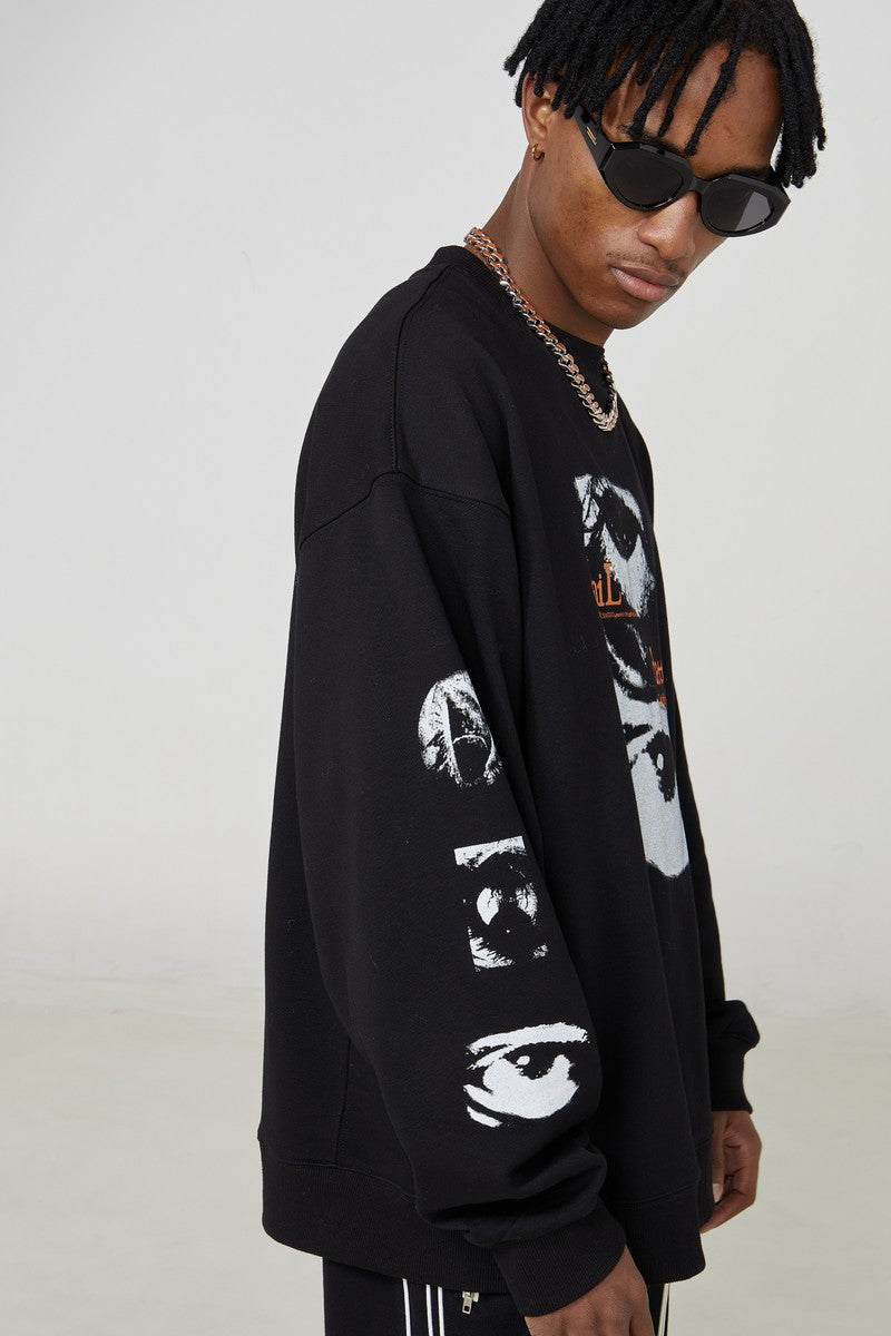 STEEPC Eyes Loose Sweater