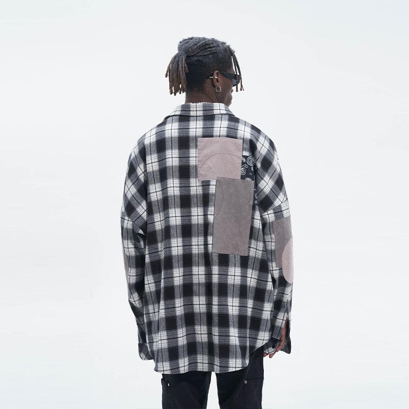 H/C Pannel Plaid L/S Shirt