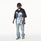 Cherub Statue Cuban Shirt