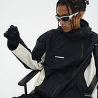 H/C Functional Irregular Zipper Windbreaker