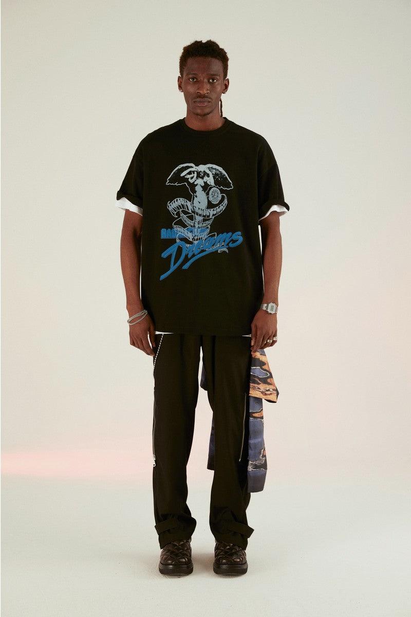 Empty Reference Fallen Angel Print Logo Tee