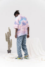 CZ Clouds Printed Cuban Shirt