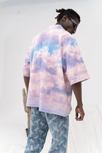 CZ Clouds Printed Cuban Shirt
